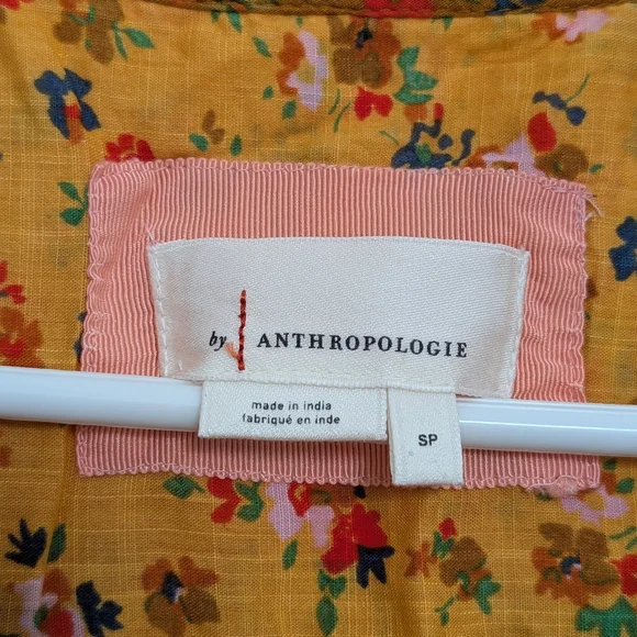 Anthropologie Tiered & True floral maxi prairie dress SP - Picture 3 of 11